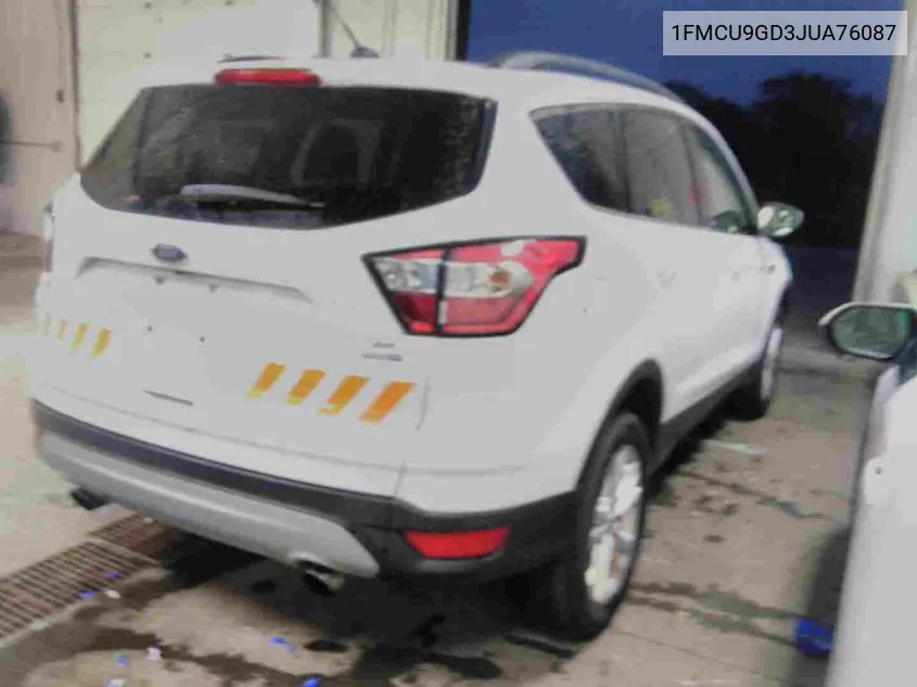 2018 Ford Escape Se VIN: 1FMCU9GD3JUA76087 Lot: 40912824