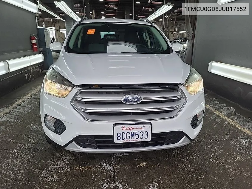 2018 Ford Escape Se VIN: 1FMCU0GD8JUB17552 Lot: 40932184