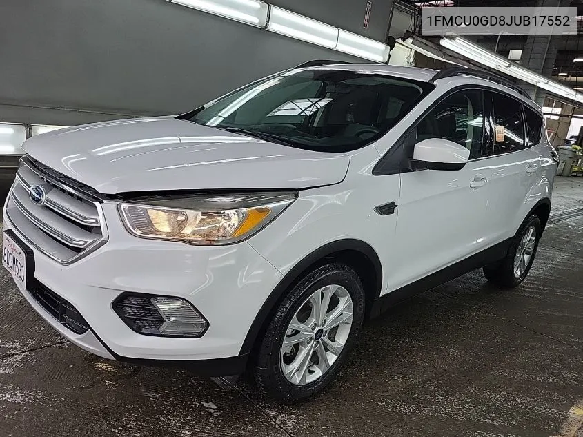 2018 Ford Escape Se VIN: 1FMCU0GD8JUB17552 Lot: 40932184