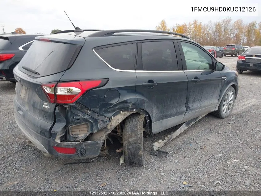 2019 Ford Escape VIN: 1FMCU9HD0KUC12126 Lot: 12132592