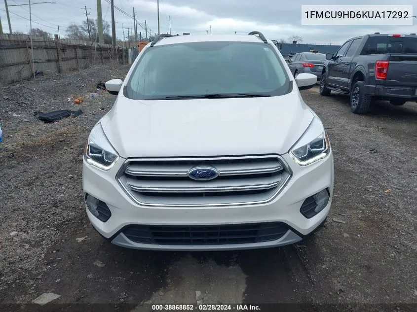 1FMCU9HD6KUA17292 2019 Ford Escape Sel