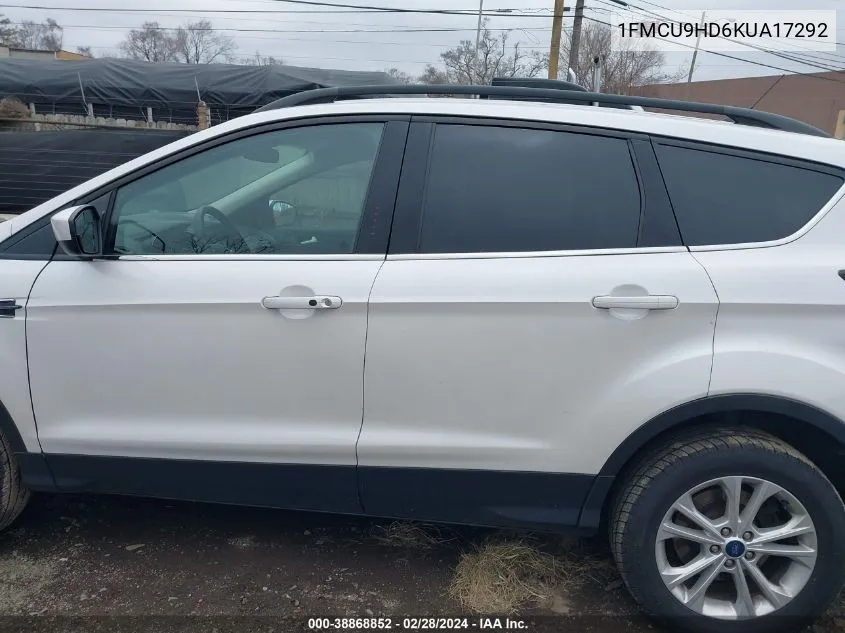 2019 Ford Escape Sel VIN: 1FMCU9HD6KUA17292 Lot: 38868852