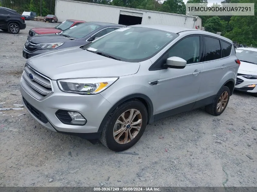 2019 Ford Escape Se VIN: 1FMCU9GD6KUA97291 Lot: 39367249