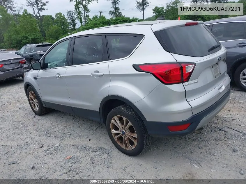 2019 Ford Escape Se VIN: 1FMCU9GD6KUA97291 Lot: 39367249