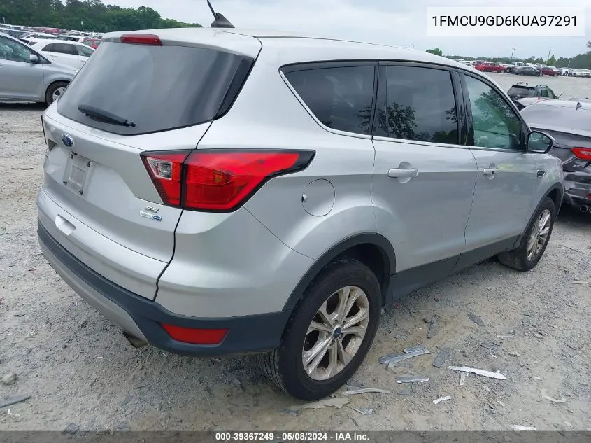 2019 Ford Escape Se VIN: 1FMCU9GD6KUA97291 Lot: 39367249