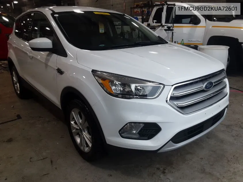 2019 Ford Escape Se VIN: 1FMCU9GD2KUA72601 Lot: 40408154