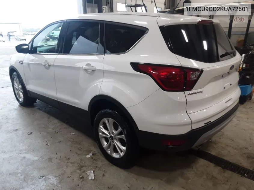 2019 Ford Escape Se VIN: 1FMCU9GD2KUA72601 Lot: 40408154