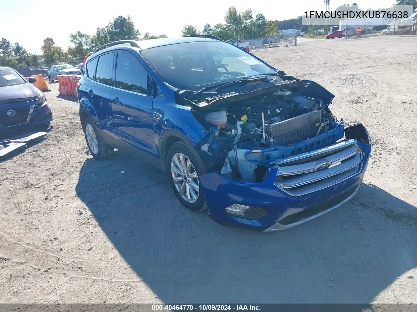 1FMCU9HDXKUB76638 2019 Ford Escape Sel