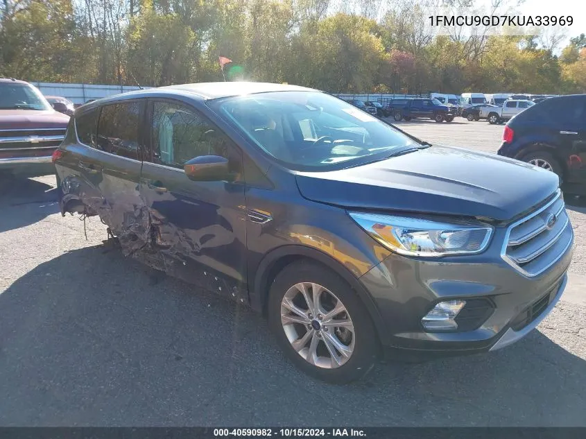 2019 Ford Escape Se VIN: 1FMCU9GD7KUA33969 Lot: 40590982