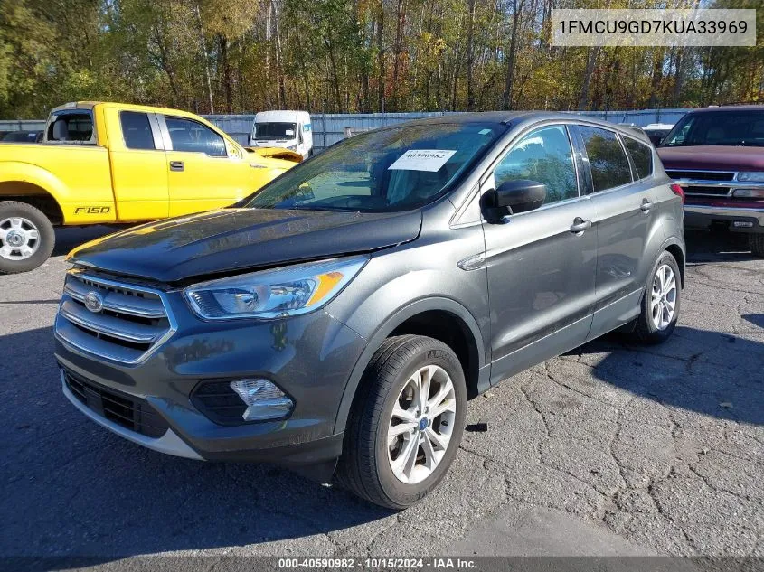 2019 Ford Escape Se VIN: 1FMCU9GD7KUA33969 Lot: 40590982