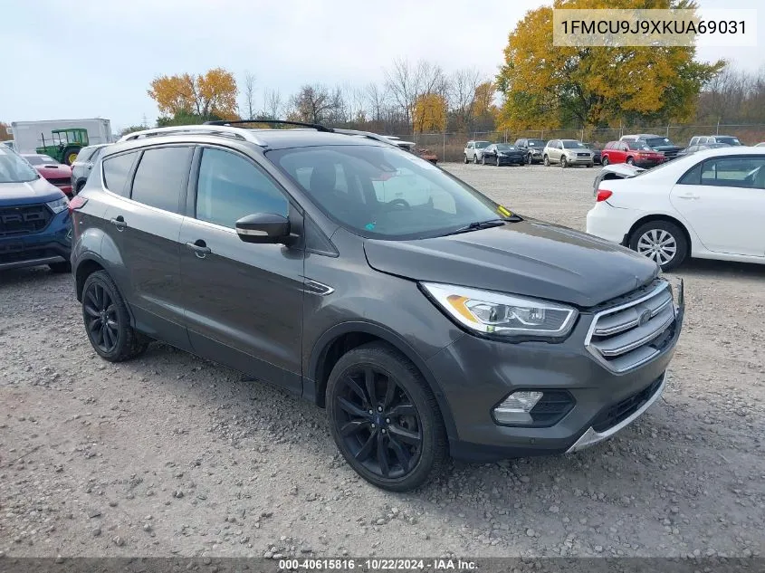 2019 Ford Escape Titanium VIN: 1FMCU9J9XKUA69031 Lot: 40615816