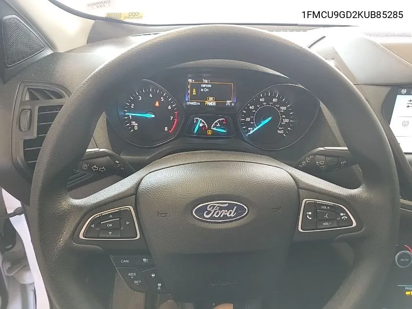 2019 Ford Escape Se VIN: 1FMCU9GD2KUB85285 Lot: 40645827