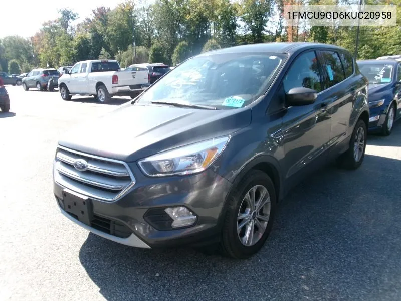 2019 Ford Escape Se VIN: 1FMCU9GD6KUC20958 Lot: 40697152