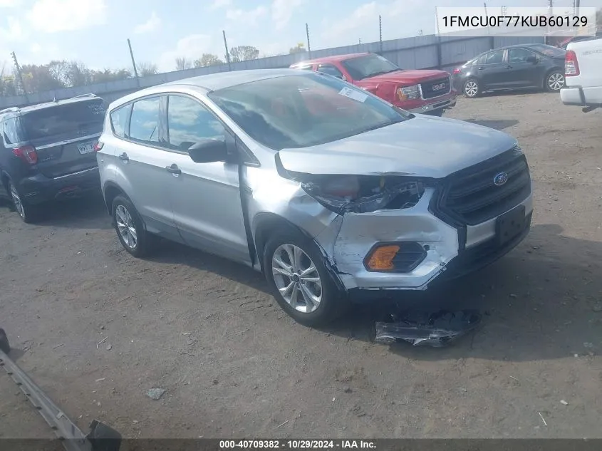 2019 Ford Escape S VIN: 1FMCU0F77KUB60129 Lot: 40709382