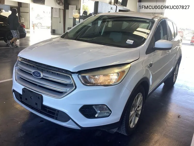 2019 Ford Escape Se VIN: 1FMCU0GD9KUC07827 Lot: 40727775