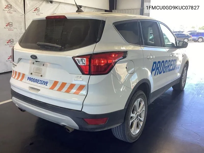 2019 Ford Escape Se VIN: 1FMCU0GD9KUC07827 Lot: 40727775