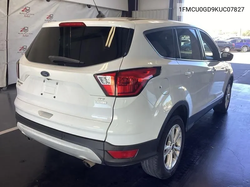 2019 Ford Escape Se VIN: 1FMCU0GD9KUC07827 Lot: 40727775