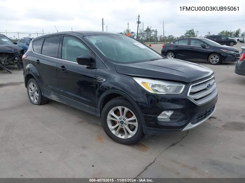 1FMCU0GD3KUB95061 2019 Ford Escape Se