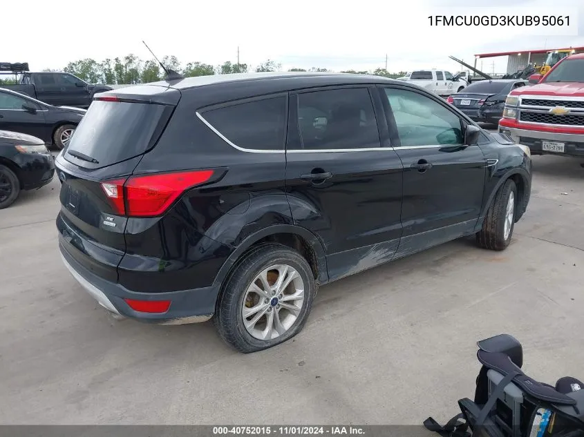 1FMCU0GD3KUB95061 2019 Ford Escape Se