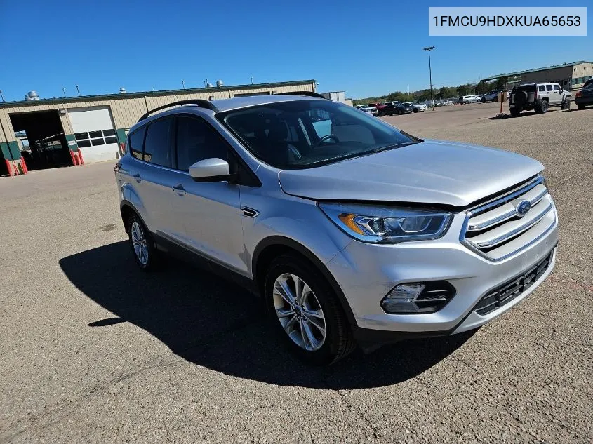 2019 Ford Escape Sel VIN: 1FMCU9HDXKUA65653 Lot: 40757240