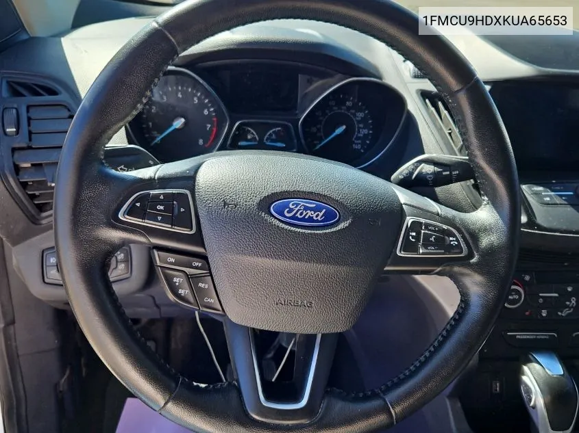 2019 Ford Escape Sel VIN: 1FMCU9HDXKUA65653 Lot: 40757240