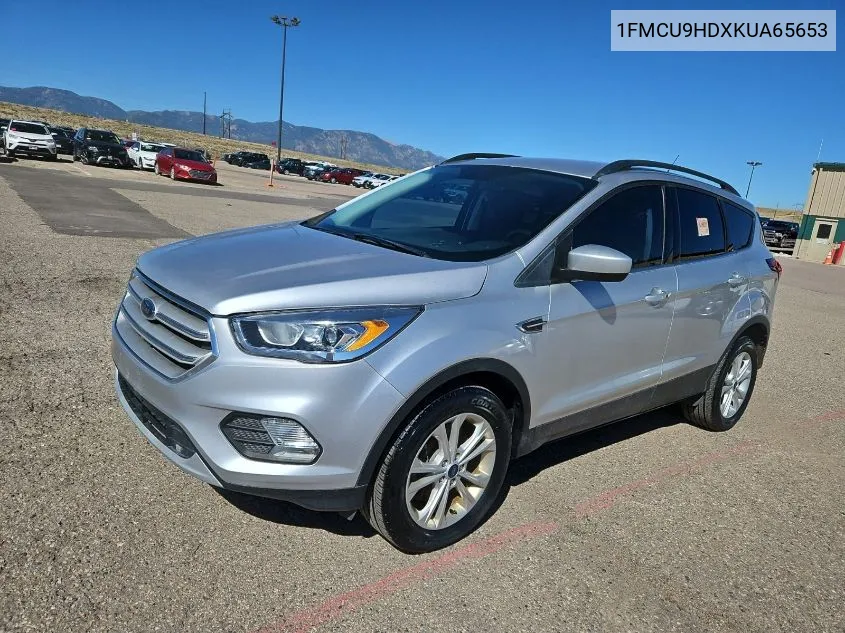 2019 Ford Escape Sel VIN: 1FMCU9HDXKUA65653 Lot: 40757240