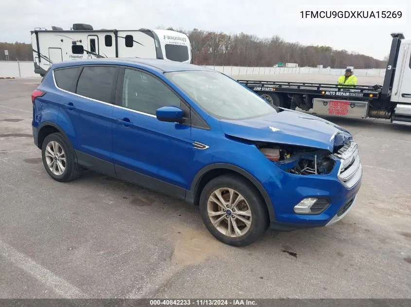 2019 Ford Escape Se VIN: 1FMCU9GDXKUA15269 Lot: 40842233