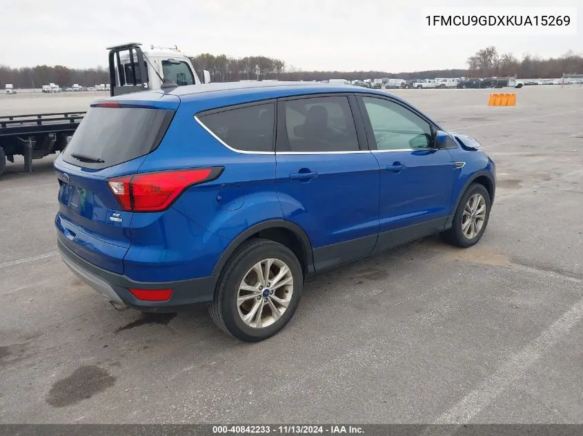 2019 Ford Escape Se VIN: 1FMCU9GDXKUA15269 Lot: 40842233