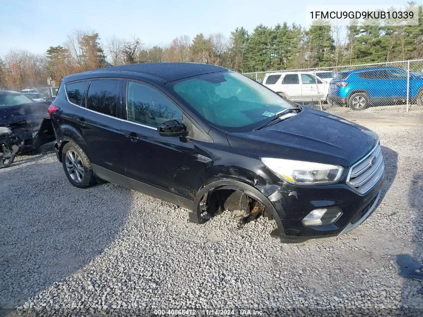 2019 Ford Escape Se VIN: 1FMCU9GD9KUB10339 Lot: 40866472