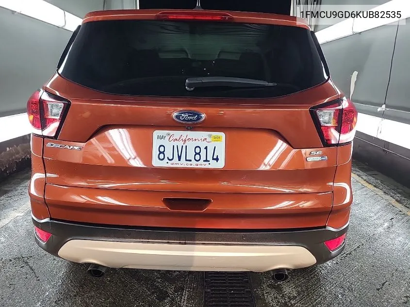 2019 Ford Escape Se VIN: 1FMCU9GD6KUB82535 Lot: 40881027