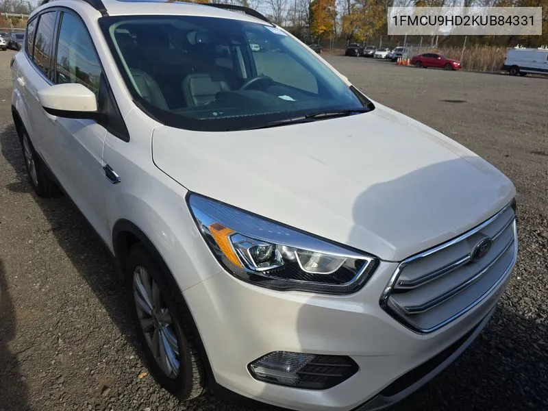 2019 Ford Escape Sel VIN: 1FMCU9HD2KUB84331 Lot: 40896190