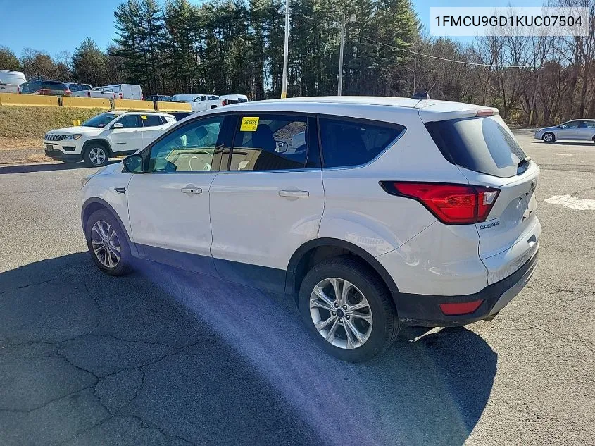 2019 Ford Escape Se VIN: 1FMCU9GD1KUC07504 Lot: 40932312