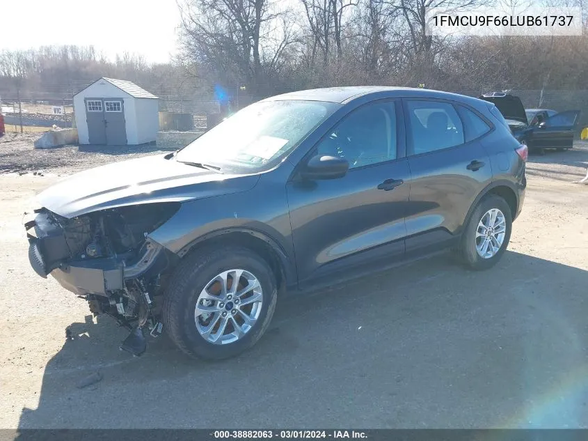 2020 Ford Escape S VIN: 1FMCU9F66LUB61737 Lot: 38882063