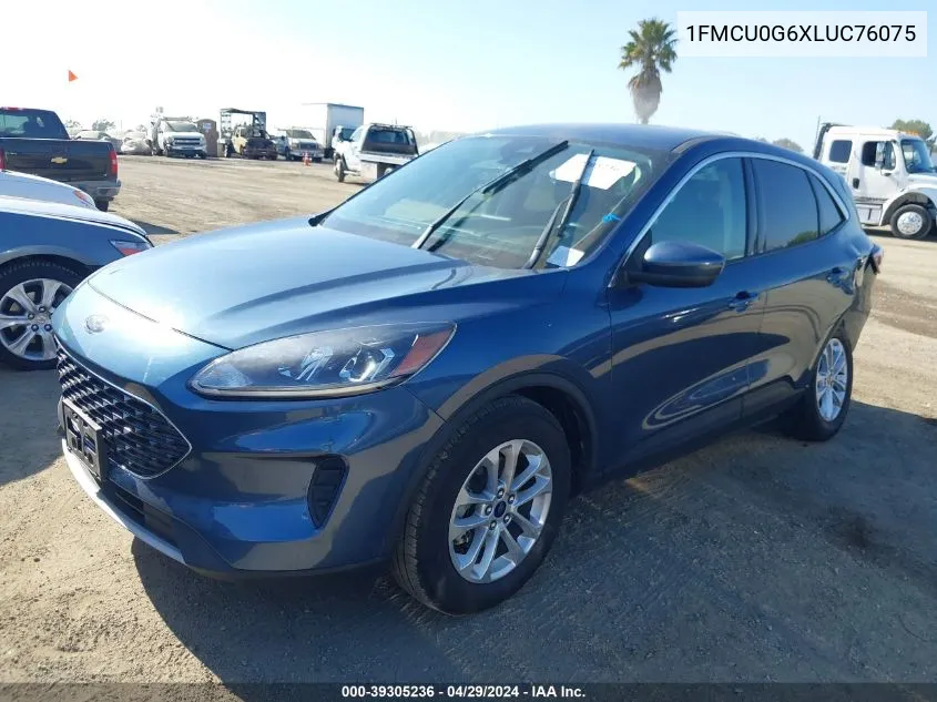 2020 Ford Escape Se VIN: 1FMCU0G6XLUC76075 Lot: 39305236