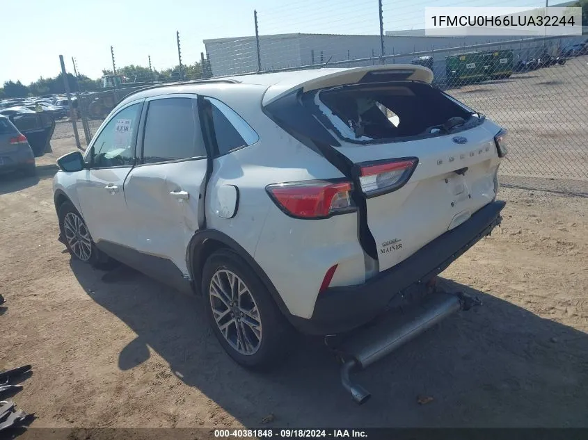 2020 Ford Escape Sel VIN: 1FMCU0H66LUA32244 Lot: 40381848