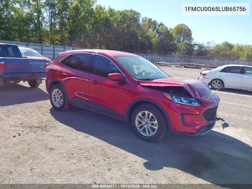 2020 Ford Escape Se VIN: 1FMCU0G65LUB65756 Lot: 40538171