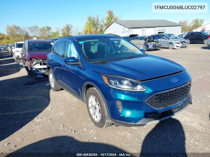 2020 Ford Escape Se VIN: 1FMCU0G68LUC02797 Lot: 40538354