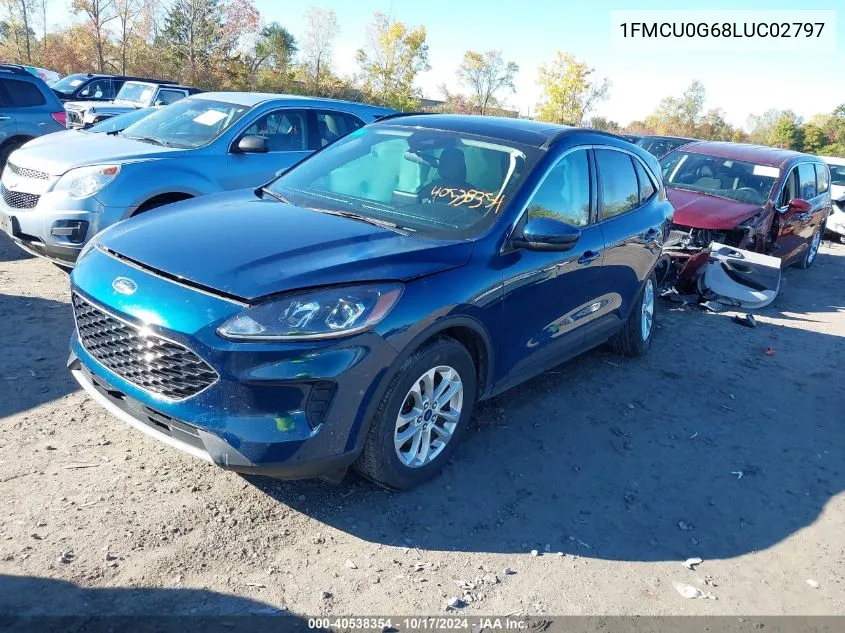 2020 Ford Escape Se VIN: 1FMCU0G68LUC02797 Lot: 40538354