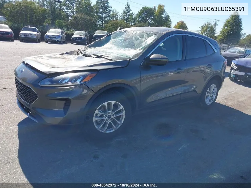 2020 Ford Escape Se VIN: 1FMCU9G63LUC65391 Lot: 40542972