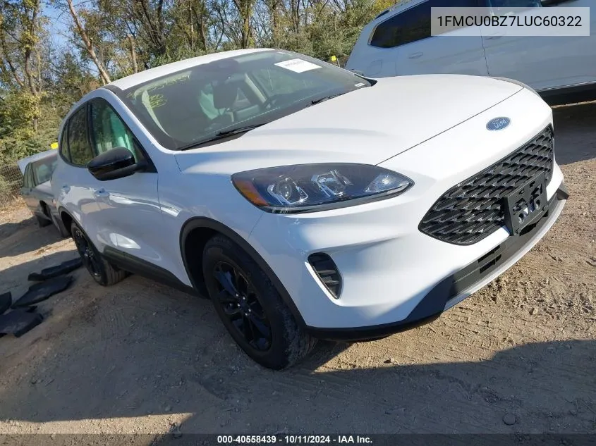 2020 Ford Escape Se Sport VIN: 1FMCU0BZ7LUC60322 Lot: 40558439