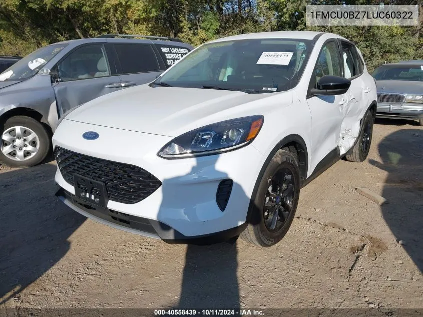 2020 Ford Escape Se Sport VIN: 1FMCU0BZ7LUC60322 Lot: 40558439