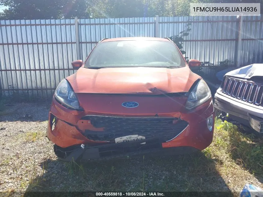 1FMCU9H65LUA14936 2020 Ford Escape Sel