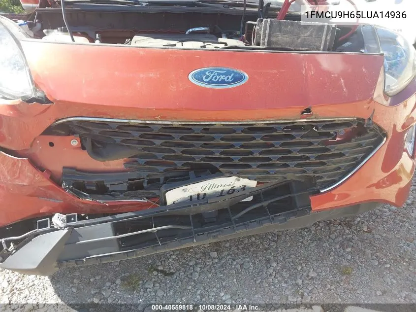 2020 Ford Escape Sel VIN: 1FMCU9H65LUA14936 Lot: 40559818