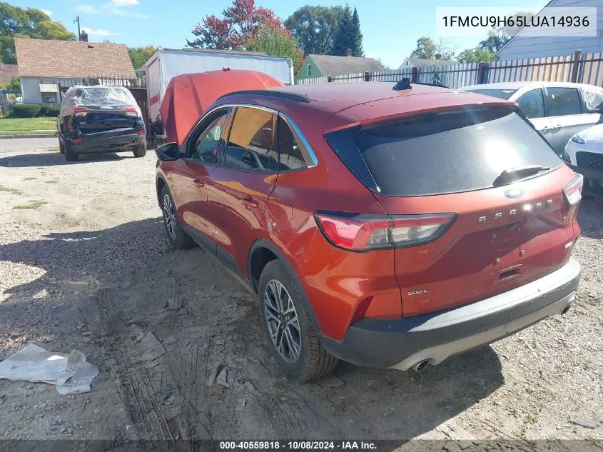 2020 Ford Escape Sel VIN: 1FMCU9H65LUA14936 Lot: 40559818