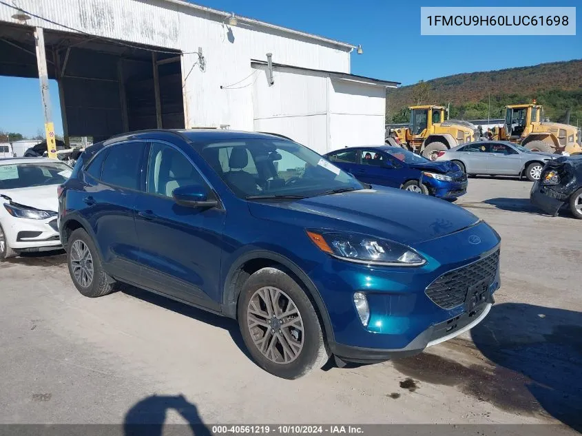 2020 Ford Escape Sel VIN: 1FMCU9H60LUC61698 Lot: 40561219