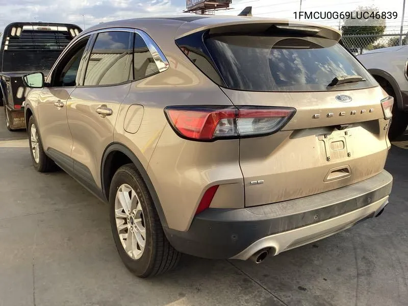 2020 Ford Escape Se VIN: 1FMCU0G69LUC46839 Lot: 40565087