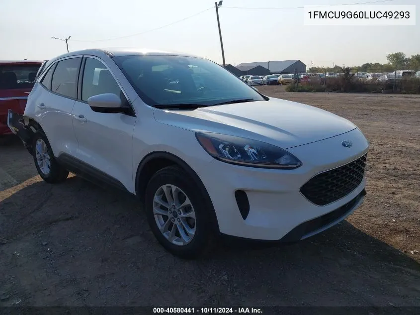 2020 Ford Escape Se VIN: 1FMCU9G60LUC49293 Lot: 40580441