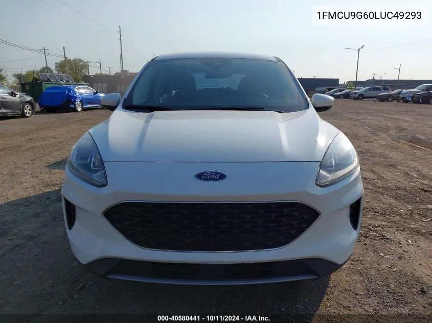 2020 Ford Escape Se VIN: 1FMCU9G60LUC49293 Lot: 40580441