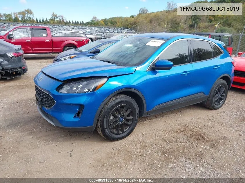 2020 Ford Escape Se VIN: 1FMCU9G68LUC15019 Lot: 40591598