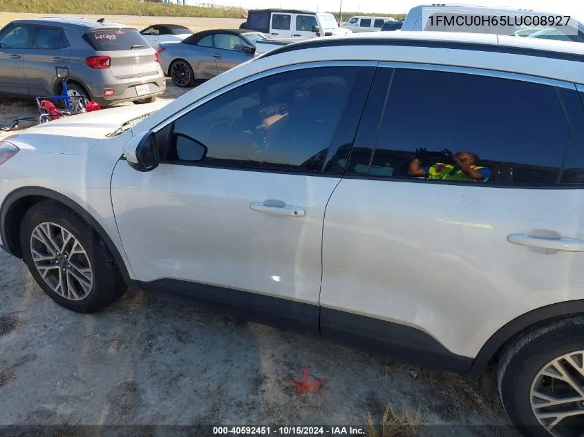 2020 Ford Escape Sel VIN: 1FMCU0H65LUC08927 Lot: 40592451